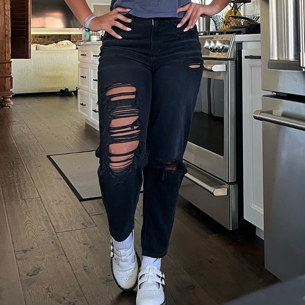 American Eagle ripped jeans